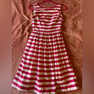EUC LILLY PULITZER Elegant Pink and White Striped Dress